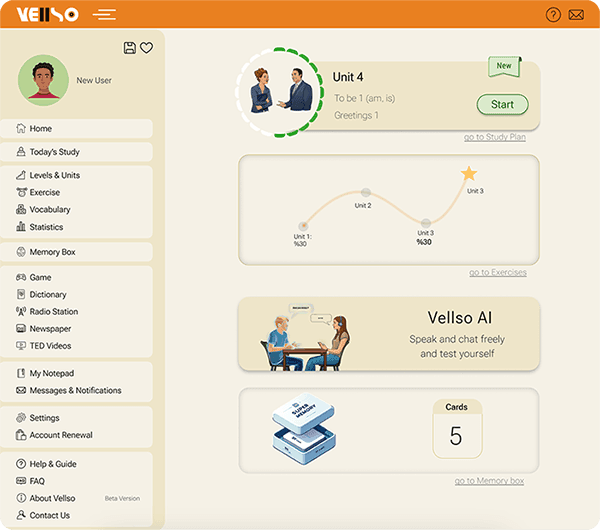 Vellso app animations